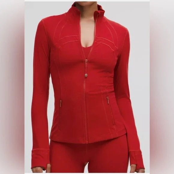 Lululemon Define Jacket Dark Red - Picture 1 of 4